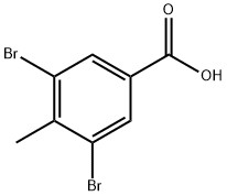 3,5-二溴-4-甲基苯甲酸 结构式