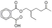 单(2-乙基-5 - 氧代己基)邻苯二甲酸-D4 结构式