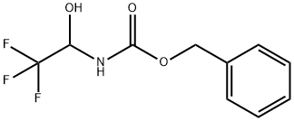 (2,2,2-三氟-1-羟基乙基)氨基甲酸苄酯 结构式