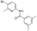 N-(5-BROMO-6-METHYL-2-PYRIDINYL)-3,5-DIMETHYL-BENZAMIDE 结构式