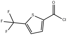 2-Thiophenecarbonyl chloride, 5-(trifluoromethyl)- (9CI) 结构式