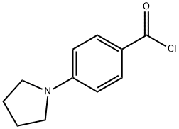 Benzoyl chloride, 4-(1-pyrrolidinyl)- (9CI) 结构式