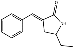 2-Pyrrolidinone,5-ethyl-3-(phenylmethylene)-,(3E)-(9CI) 结构式