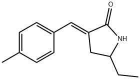 2-Pyrrolidinone,5-ethyl-3-[(4-methylphenyl)methylene]-,(3E)-(9CI) 结构式