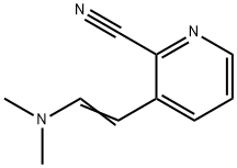 3-[2-(二甲基氨基)乙烯基]-2-吡啶甲腈 结构式