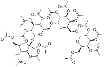 STACHYOSE TETRADECAACETATE 结构式