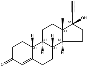 炔诺酮 结构式