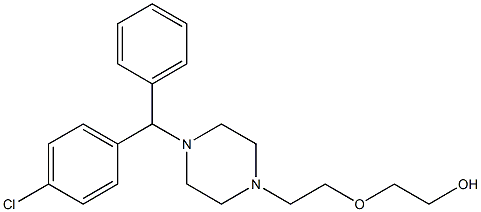 羟嗪 结构式