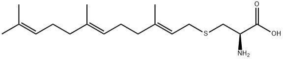 FARNESYL CYSTEINE 结构式