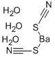 三水合硫代氰酸钡 结构式