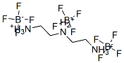 N-(2-ammonioethyl)ethylenediammonium tris[tetrafluoroborate(1-)]  结构式