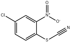 Thiocyanic acid 4-chloro-2-nitrophenyl ester 结构式