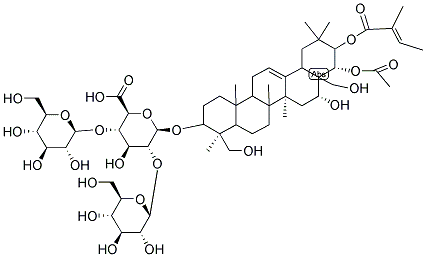 七叶皂苷 结构式