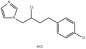 1-[2-氯-4-(4-氯苯基)-丁基]-咪唑 结构式