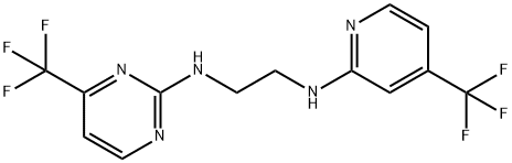 1,2-ETHANEDIAMINE, N-[4-(TRIFLUOROMETHYL)-2-PYRIDINYL]-N'-[4-(TRIFLUOROMETHYL)-2-PYRIMIDINYL]- 结构式