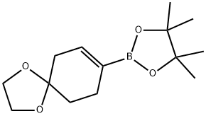 1,4-二氧杂-螺[4,5]癸-7-烯-8-硼酸频哪醇酯 结构式