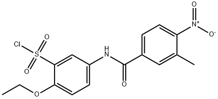 2-ETHOXY-5-(3-METHYL-4-NITRO-BENZOYLAMINO)-BENZENESULFONYL CHLORIDE