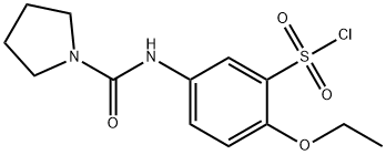 2-Ethoxy-5-(pyrrolidine-1-carboxamido)benzene-1-sulfonylchloride