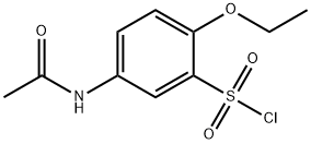 5-乙酰氨基-2-乙氧基苯磺酰氯 结构式