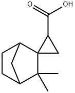 Spiro[bicyclo[2.2.1]heptane-2,1-cyclopropane]-2-carboxylic acid, 3,3-dimethyl- (9CI) 结构式