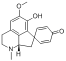 (S)-2,3',8',8'a-tetrahydro-6'-hydroxy-5'-methoxy-1'-methylspiro[cyclohexa-2,5-diene-1,7'(1'H)-cyclopent[ij]isoquinolin]-4-one  结构式