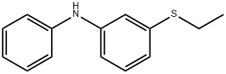 3-(Ethylthio)-N-phenylbenzenamine 结构式