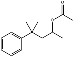 1,3-二甲基-3-苯丁醇乙酸酯 结构式