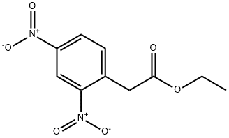 BENZENEACETIC ACID, 2,4-DINITRO-, ETHYL ESTER 结构式