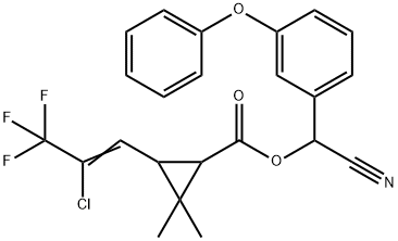 氯氟氰菊酯 结构式