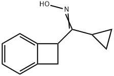 Bicyclo[4.2.0]octa-1,3,5-trien-7-yl(cyclopropyl) ketone oxime 结构式