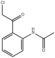 Acetamide, N-[2-(chloroacetyl)phenyl]- (9CI) 结构式