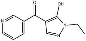 Methanone, (1-ethyl-5-hydroxy-1H-pyrazol-4-yl)-3-pyridinyl- (9CI) 结构式