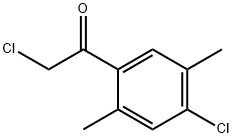 Ethanone, 2-chloro-1-(4-chloro-2,5-dimethylphenyl)- (9CI) 结构式