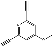 2,6-二乙炔基-4-甲氧基吡啶 结构式