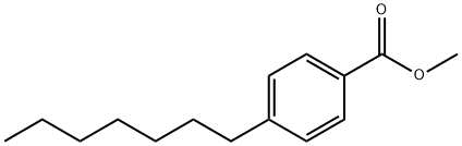 methyl 4-heptylbenzoate 结构式