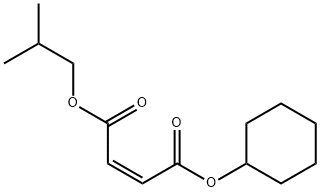 cyclohexyl 2-methylpropyl maleate 结构式