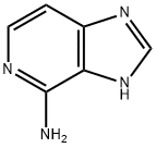1H-咪唑并(4,5-C)吡啶-4-胺 结构式