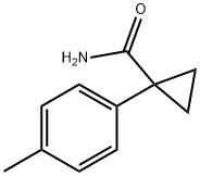 1- (4-甲基苯基)环丙烷甲酰胺 结构式