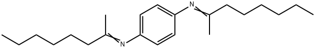 N,N'-bis(1-methylheptylidene)benzene-1,4-diamine 结构式