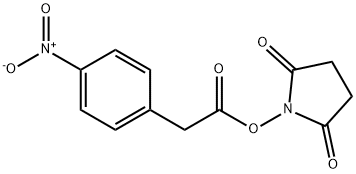 N-(4-硝基苯基乙酰氧基)琥珀酰亚铵[用于高效液相色谱标记] 结构式