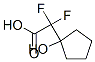2,2-二氟-2-(1-羟基环戊基)乙酸 结构式