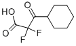 Cyclohexanepropanoic acid, alpha,alpha-difluoro-beta-oxo- (9CI) 结构式