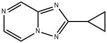 2-(环丙基)-[1,2,4]三唑[1,5-A]吡嗪 结构式