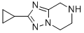 2-Cyclopropyl-5,6,7,8-tetrahydro-[1,2,4]triazolo[1,5-A]pyrazine 结构式