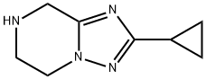 2-环丙基-5,6,7,8-四氢-[1,2,4]噻唑并[1,5-A]吡嗪 结构式