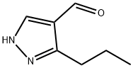 3-正丙基-吡唑-4-甲醛 结构式