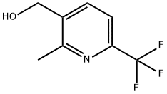 2-甲基-6-(三氟甲基)吡啶-3-甲醇 结构式