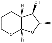 4H-Furo[2,3-b]pyran-3-ol, hexahydro-2-methyl-, (2S,3R,3aS,7aR)- (9CI) 结构式