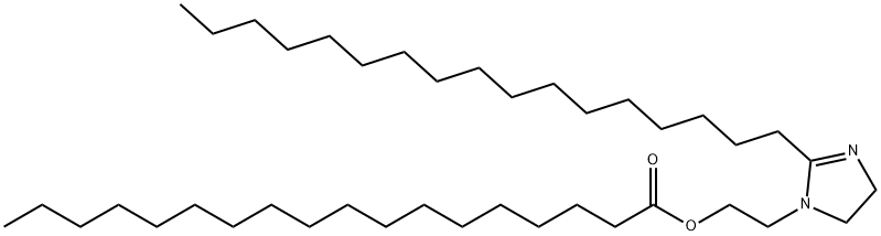 2-(2-heptadecyl-4,5-dihydro-1H-imidazol-1-yl)ethyl stearate 结构式