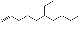 5-ethyl-2-methylnonan-1-al 结构式